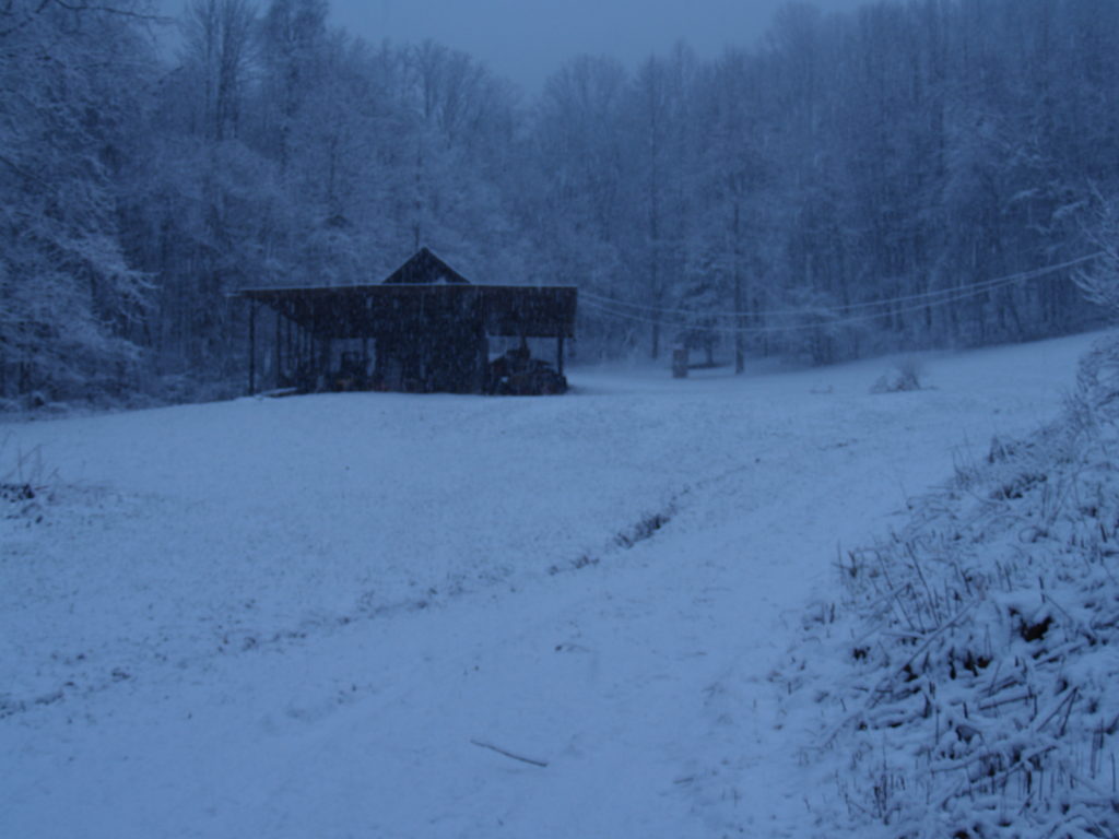 The Barn in Winter